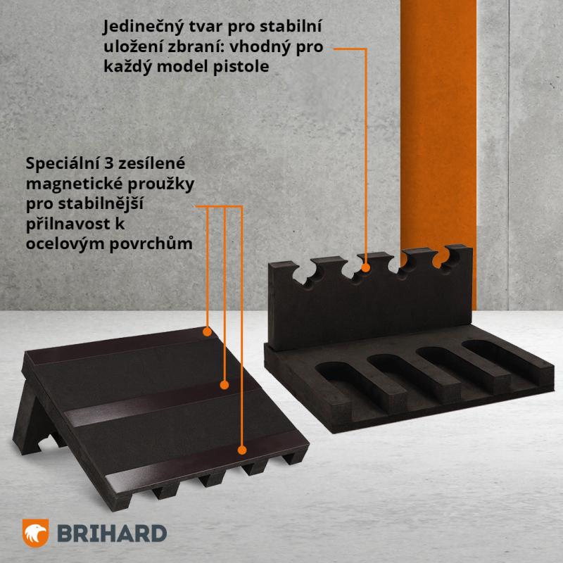 Brihard 4-guns 3D Foam Holder